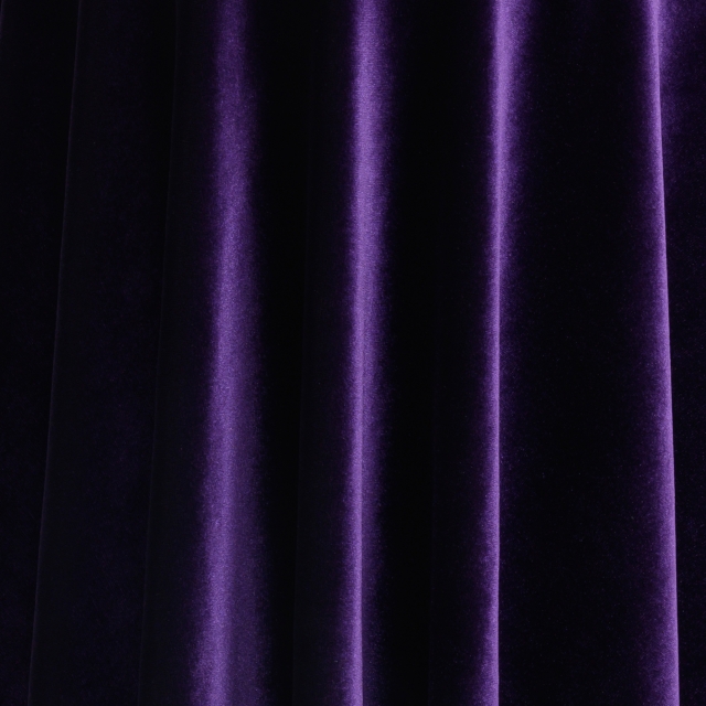 Purple Stretch Velvet Fabric